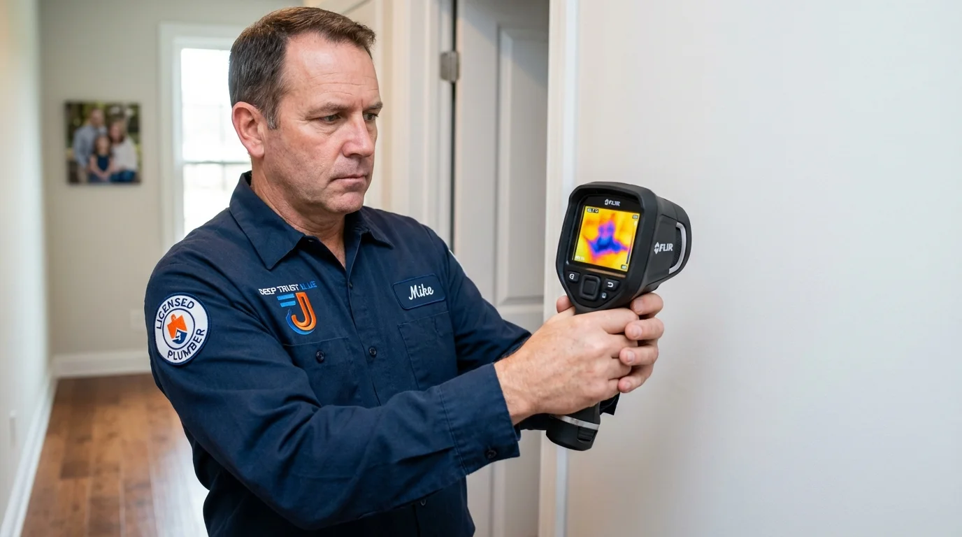 Thermal imaging leak detection by Johns Plumbing LLC in Port Monmouth